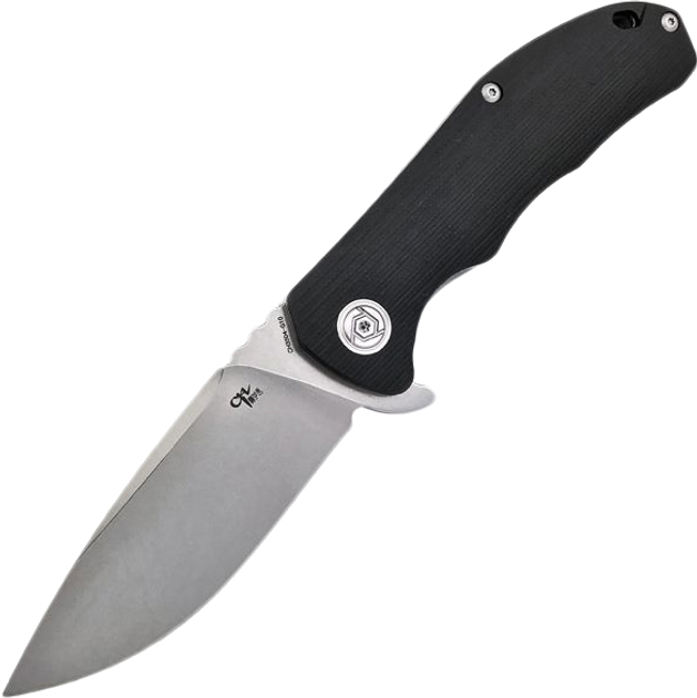 Кишеньковий ніж CH Knives CH 3504-G10-black - зображення 1