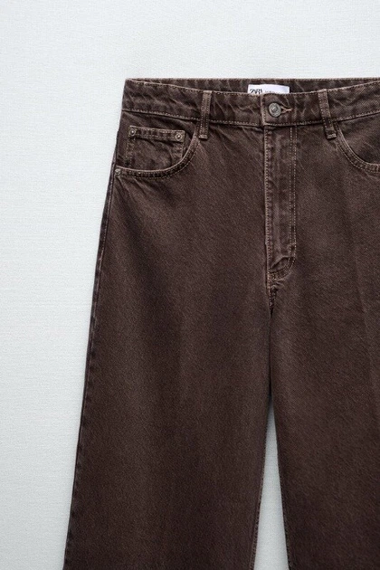 Джинси Zara 5520/210 - 40 коричневі – Брендовий одяг | ROZETKA