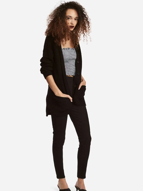 Брюки женские H&M 0304946_черн 38 Черные (KZ2000000896588_LD2000000896588_KAY2000000896588) - изображение 3