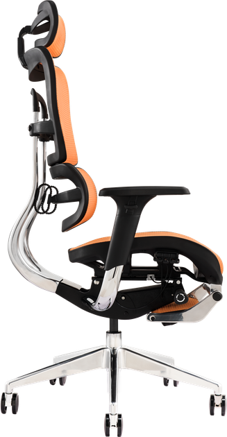 Офисное эргономичное кресло GT Racer X-802L Orange (W-23) - Фото 8 Офисное эргономичное кресло GT Racer X-802L Orange (W-23) - изображение 8