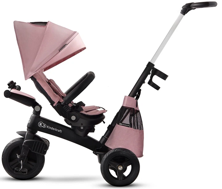 Rowerek trójkołowy Kinderkraft Easytwist Mauvelous Pink (KKRETWIPNK0000) - obraz 5