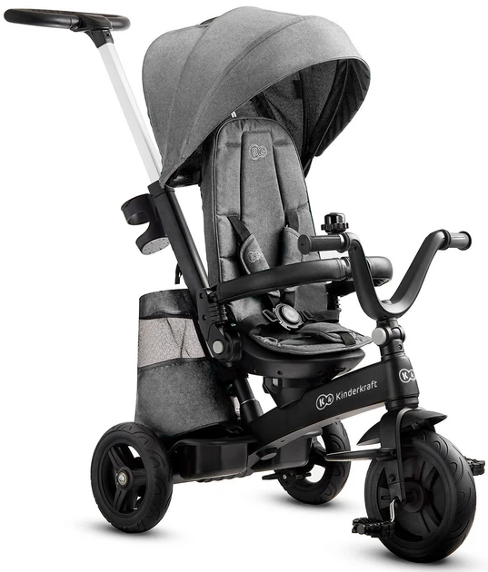 Rower trójkołowy Kinderkraft Easytwist Platinum Grey (KKRETWIGRY0000) (176375) - Zdjęcie 2 Rower trójkołowy Kinderkraft Easytwist Platinum Grey (KKRETWIGRY0000) (176375) - obraz 2