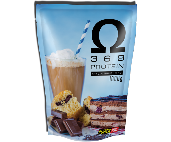 Протеин Power Pro Omega 3-6-9 Protein 1 кг Миндальный кекс (544401) - Фото 1 Протеин Power Pro Omega 3-6-9 Protein 1 кг Миндальный кекс (544401) - изображение 1