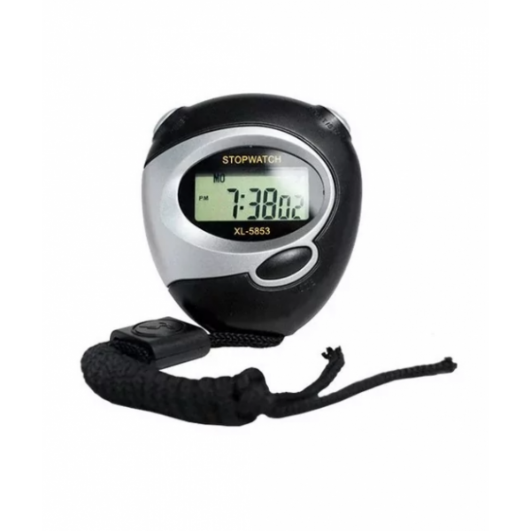 Електронний спортивний секундомір Sports STOPWATCH XL-5853 для бігу кросфіту легкої атлетики точність 0.01 секунда з таймером та сигналом Чорний з сірим - Фото 5 Електронний спортивний секундомір Sports STOPWATCH XL-5853 для бігу кросфіту легкої атлетики точність 0.01 секунда з таймером та сигналом Чорний з сірим - зображення 5