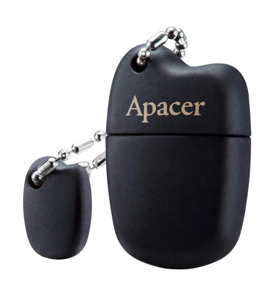 Флеш USB 2.0 Apacer AH118 16GB Чорний (AP16GAH118B-1) - изображение 2