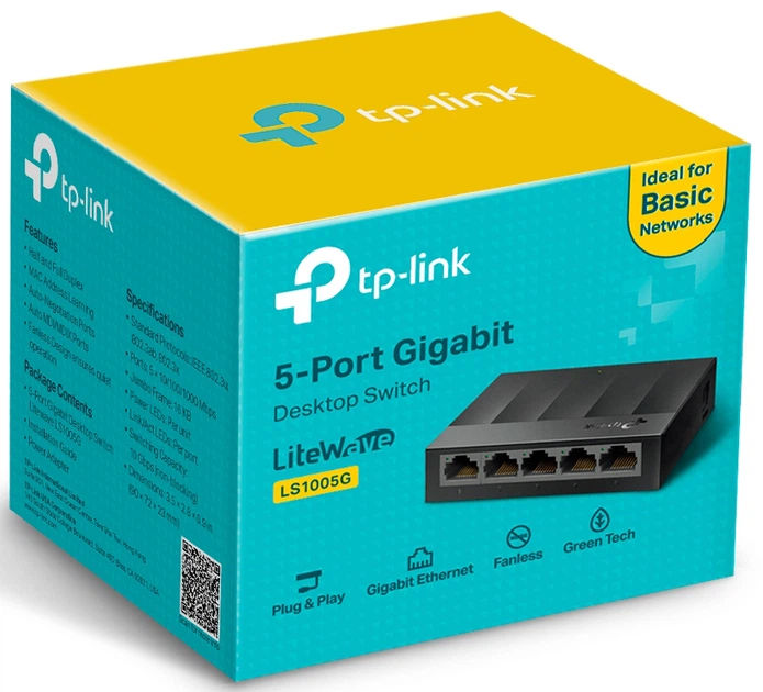 Switch TP-LINK LS1005G - obraz 3
