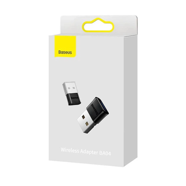 Bluetooth USB адаптер для компьютера, ноутбука Baseus BA04 (20m, Bluetooth 5.0). Black - изображение 10
