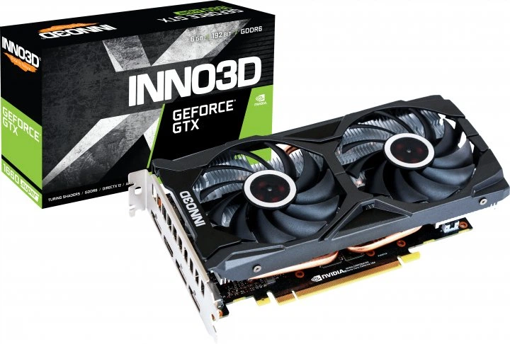ゆうこりん213 Видеокарта GeForce GTX 1660 Super 6Gb GDDR6 INNO3D Twin X2 (N166S2