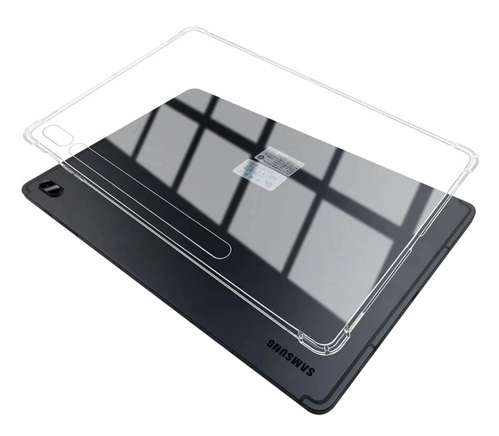 Силиконовый чехол бампер Primolux Silicone для планшета Samsung Galaxy Tab S7 FE 12.4" (SM-T730/SM-T735/SM-T736) - Clear Primolux прозрачный - изображение 2