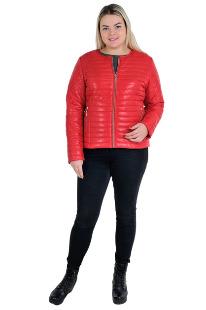 Fashions • Куртка женская Sanny Fashions 64 красный (№3502-бр-мк) - Фото 1 Fashions • Куртка женская Sanny Fashions 64 красный (№3502-бр-мк) - изображение 1