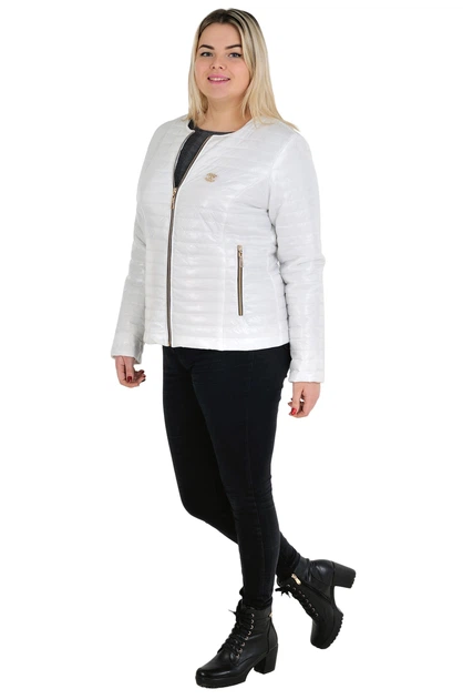 Fashions • Куртка женская Sanny Fashions 56 белый (№3502-бр-мк) - изображение 2