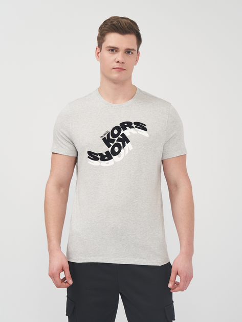Футболка Michael Kors Wavey Kors Tee CR150L0FV4-030 L Heather Grey ...