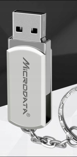 Металлическая USB Флешка 128гб для компьютера Microdata Aluminum 128GB Серый - Фото 2 Металлическая USB Флешка 128гб для компьютера Microdata Aluminum 128GB Серый - изображение 2