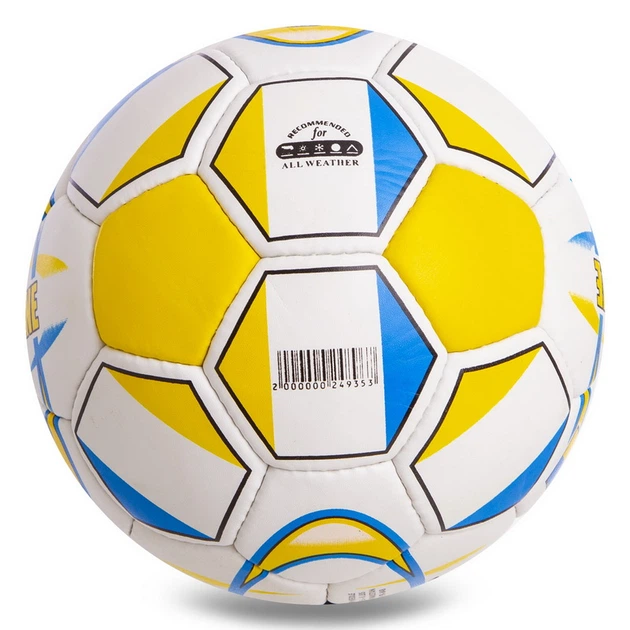 Футбольний м'яч Clubball Ukraine, розмір 5, PVC, ручна зшивка, латексна камера, для тренувань та аматорських ігор.(OB_1B886550F878) - Фото 2 Футбольний м'яч Clubball Ukraine, розмір 5, PVC, ручна зшивка, латексна камера, для тренувань та аматорських ігор.(OB_1B886550F878) - зображення 2
