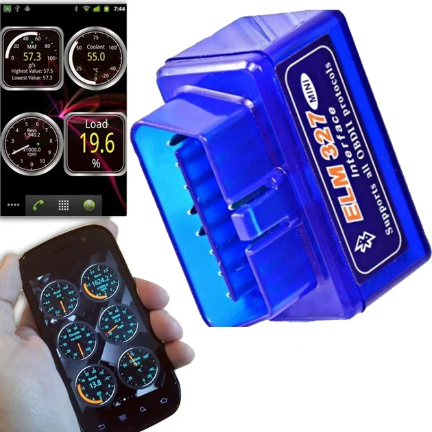 Мини Bluetooth ELM327 V1.5 OBD2 сканер диагностики авто - изображение 5