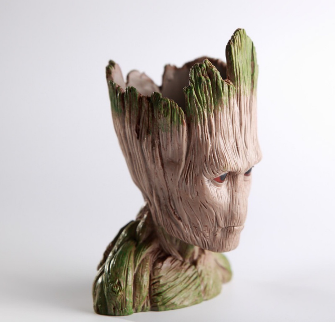 Цветочный горшок кашпо Primo Грут Groot для цветов и канцелярии (GR-07) - изображение 3