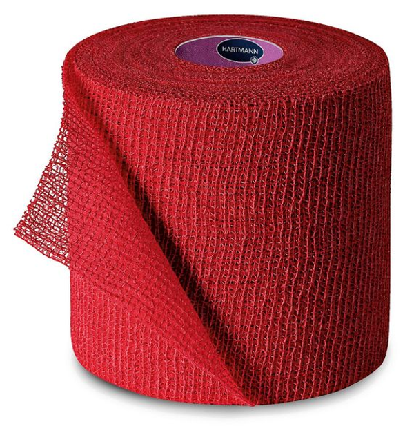 Бинт когезивний фіксуючий Peha-haft® Color red / Пеха-хафт колор червоний 8см x 20м 1шт - изображение 2