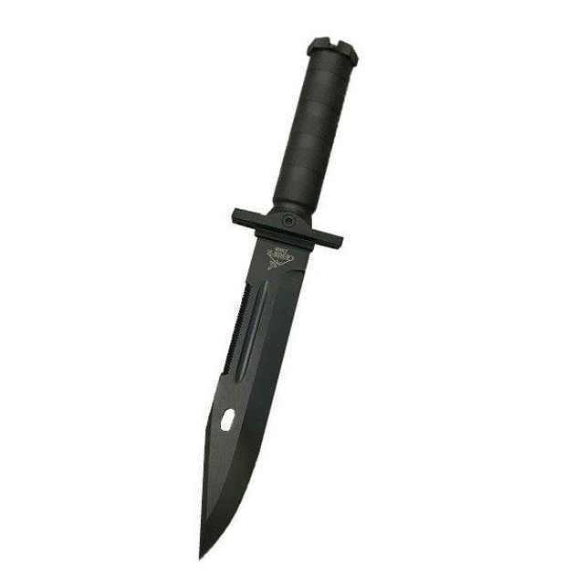Охотничий Антибликовый нож 35 см GR 236 c фиксированным клинком black (00000XS2368A-X2) - изображение 2