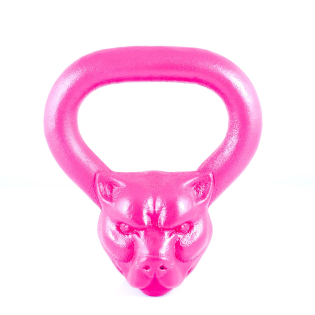  6 кг Пантера, дизайнерская гиря на подарок розовая – низкие цены .