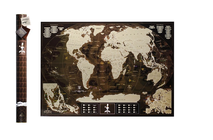 Скретч карта MyMap Chocolate Edition - изображение 3