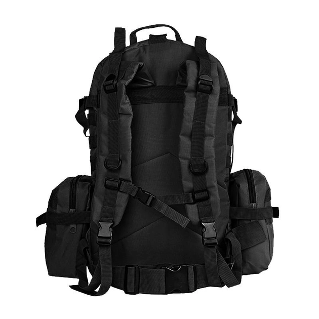 Рюкзак тактический 75 л +3 подсумка Black для военных спецрюкзак (F_5367-16917) - изображение 2