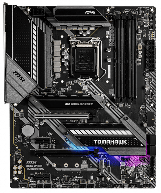 Материнская плата MSI MAG B460 Tomahawk (s1200, Intel B460, PCI