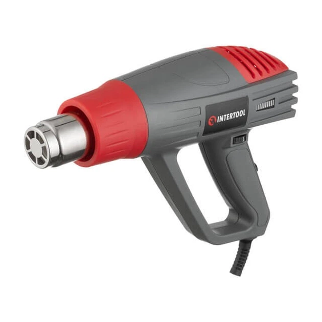 Фен технiчний, 2000 Вт, 60-600°С, 300-500 л/хв, 3 режими INTERTOOL DT-2420 - Фото 1 Фен технiчний, 2000 Вт, 60-600°С, 300-500 л/хв, 3 режими INTERTOOL DT-2420 - зображення 1