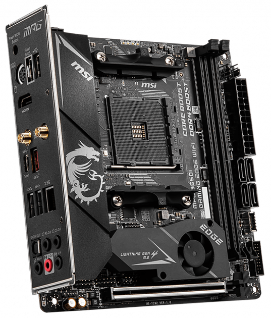 Материнская плата MSI MPG B550I Gaming Edge WiFi (sAM4, AMD B550
