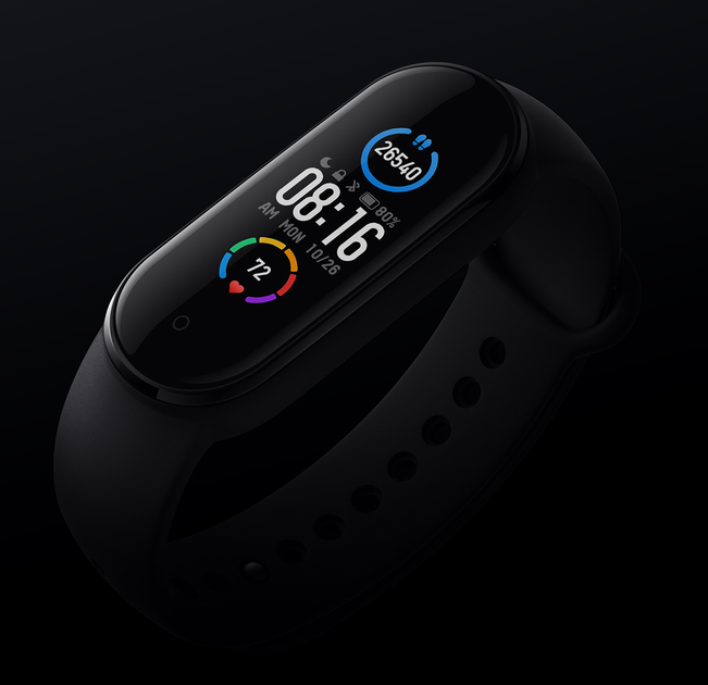 Фітнес-браслет Xiaomi Mi Band 5 Black (XMSH10HM) Міжнародна версія - зображення 5