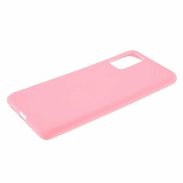 Чехол Soft Touch для Samsung Galaxy S20 Plus (G985) силикон бампер светло-розовый - изображение 4
