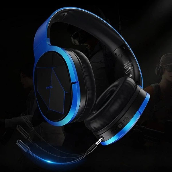 Навушники накладні безпровідні з Bluetooth Proda PD-BH200 Maiku сині - изображение 2