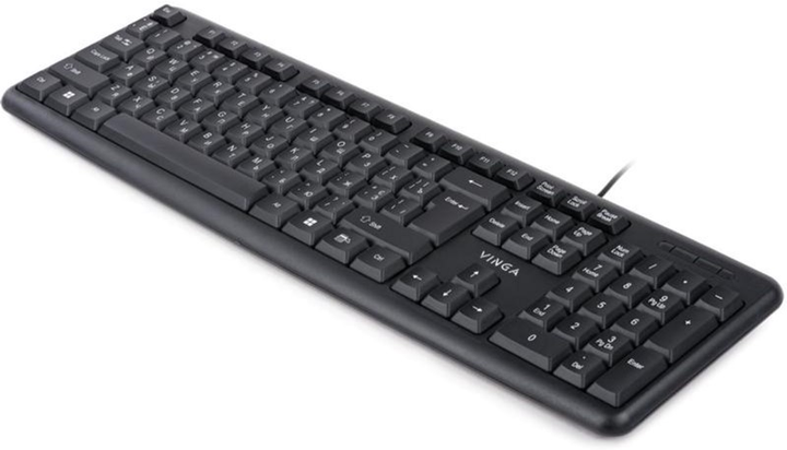 Клавіатура дротова Vinga KB110BK USB - зображення 3