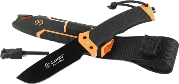 Нож Ganzo G8012V2 Оранжевый (G8012V2-OR) - изображение 1