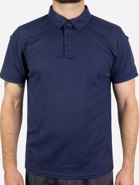 Поло тактическое MIL-TEC Sturm Tactical Short Sleeve Polo QuickDry 10961003 2XL Dark Navy (2000980530670) - изображение 1