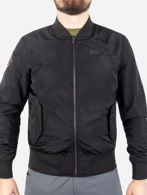 Куртка літна чоловіча MIL-TEC Sturm Flight Jacket Top Gun Base 10430602 M Black (2000980537228) - зображення 1