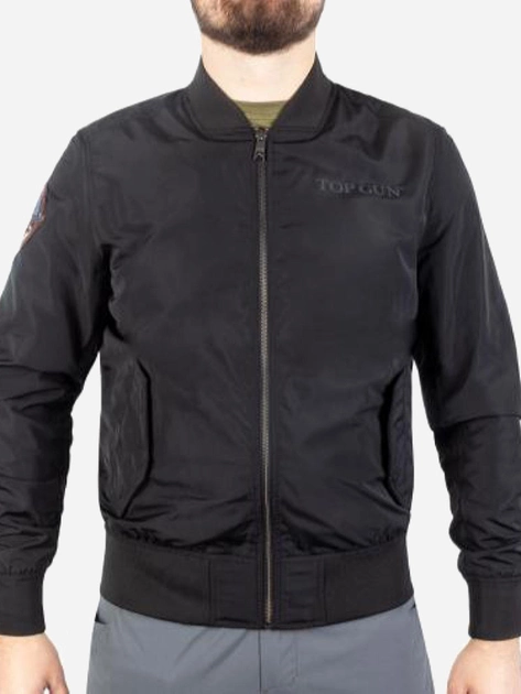Куртка лётная мужская MIL-TEC Sturm Flight Jacket Top Gun Base 10430602 S Black (2000980537235) - изображение 1