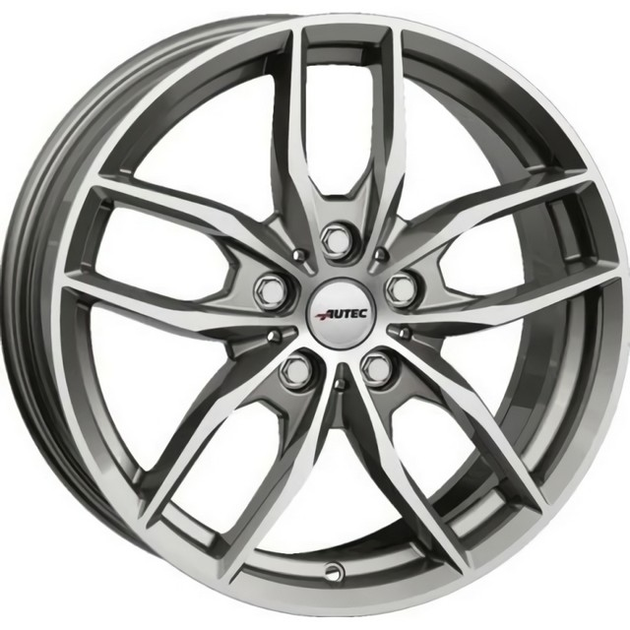 Литые диски Autec Bavaris R17 W7.5 PCD5x112 ET30 DIA66.6 (titan silver ...