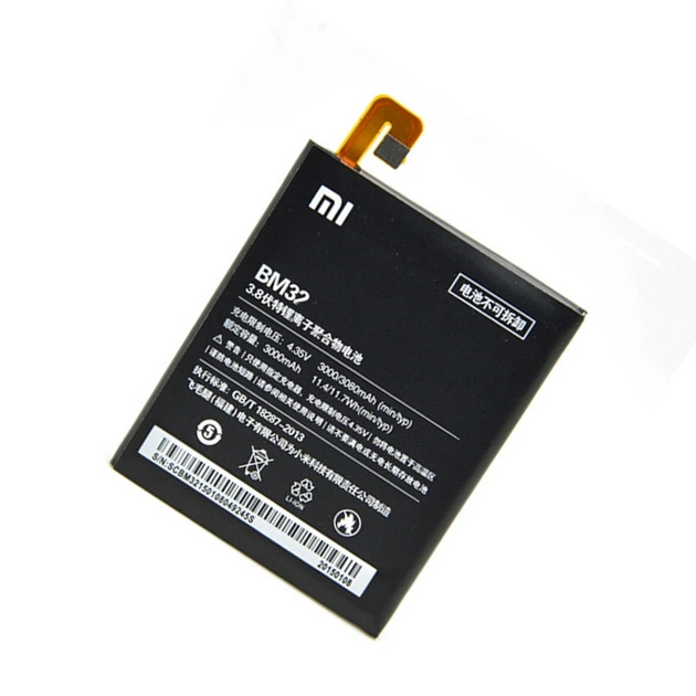 Оригінальний акумулятор Xiaomi BM32 / Mi4, 3000 mAh - Фото 5 Оригінальний акумулятор Xiaomi BM32 / Mi4, 3000 mAh - зображення 5