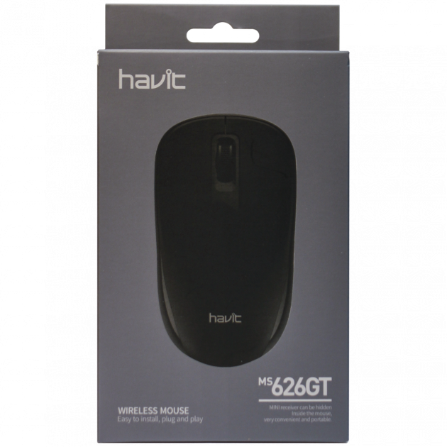 Мышь компютерная беспроводная Havit HV-MS626GT Black/Gray - изображение 3