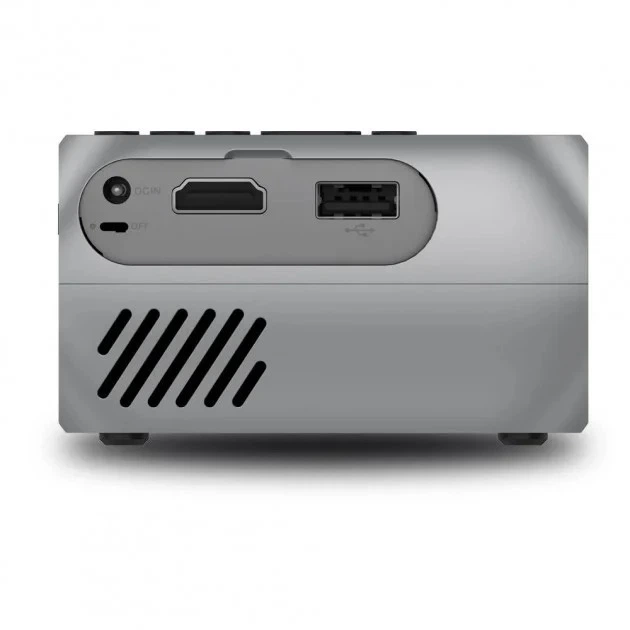Портативний Проектор Мультимедійний Led Projector Lejada mini XG32 для домашнього кінотеатру з динаміками Silver - зображення 4