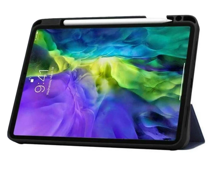 Чехол Primo для планшета Apple iPad Pro 12.9" 2020 (A2069, A2229, A2232, A2233) Stylus TPU - Dark Blue Primo синий - изображение 3