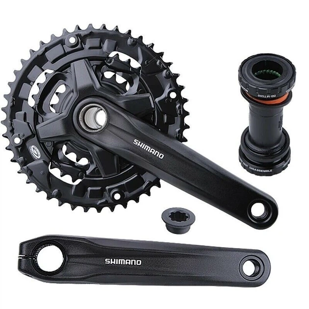 Pédalier Shimano Altus MT210 9v - 170mm 44/32/22 Dents - Pour VTT