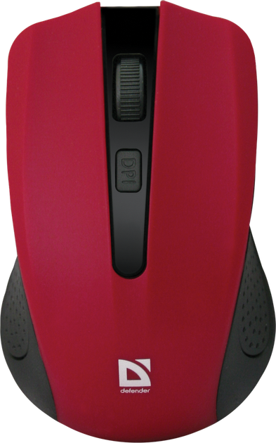 Миша Defender Accura MM-935, Red/Black, USB (52937) - Фото 1 Миша Defender Accura MM-935, Red/Black, USB (52937) - изображение 1