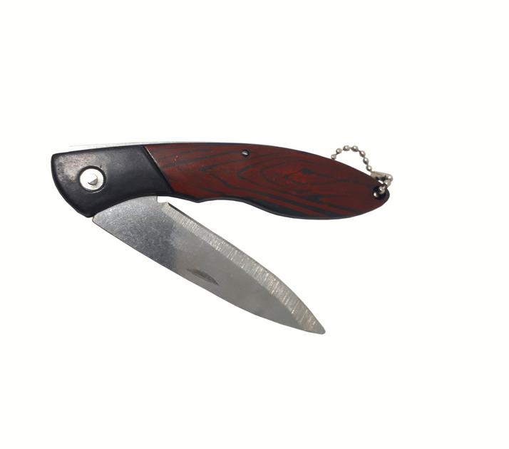 Складной нож - брелок коричневый - изображение 2