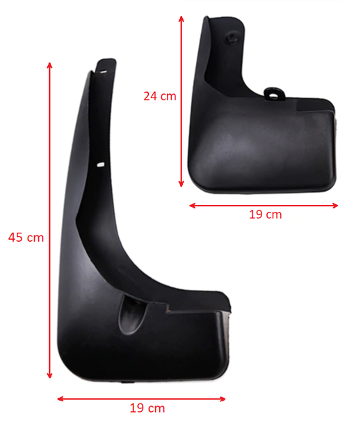 Бризковики MGC TOYOTA RAV4 2012-2015 р. в. комплект 4 шт PU060-4213 - зображення 3