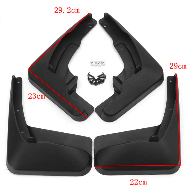 Брызговики MGC TOYOTA VENZA (Венза) 2009-2015 г.в. комплект 4 шт PU060-0T013-P1 - изображение 3