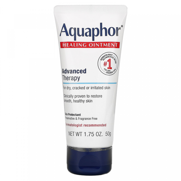 Заживляющая мазь, защита для кожи, Aquaphor, 50 г - зображення 1