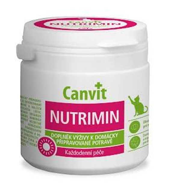 Комплекс витаминов Сanvit Nutrimin для кошек при кормлении натуральной ...