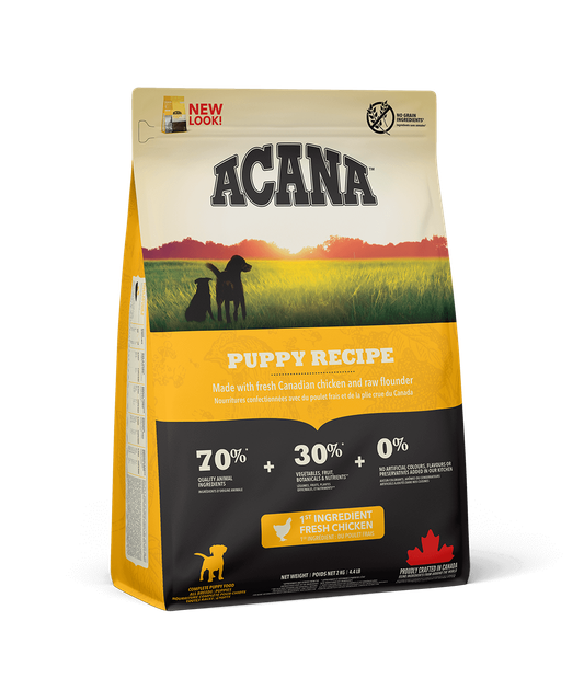 Сухий корм для цуценят всіх порід ACANA Puppy Recipe 340 г (а50034) - Фото 1 Сухий корм для цуценят всіх порід ACANA Puppy Recipe 340 г (а50034) - зображення 1