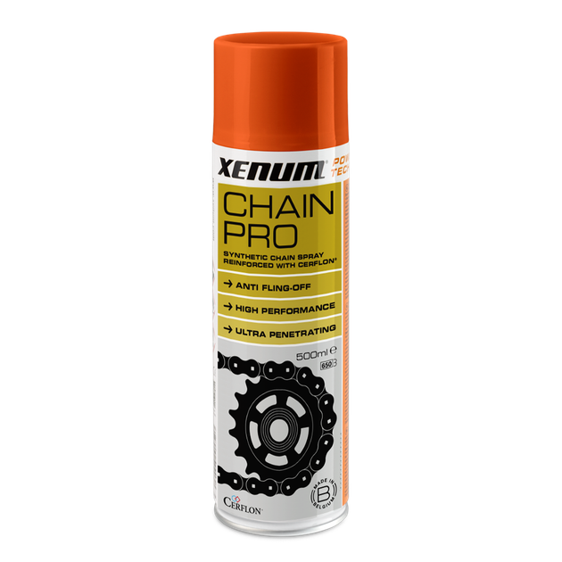 Високоякісна синтетична мастило для ланцюгів з Cerflon® XENUM CHAIN PRO 500 мл (4090500) - Фото 1 Високоякісна синтетична мастило для ланцюгів з Cerflon® XENUM CHAIN PRO 500 мл (4090500) - зображення 1